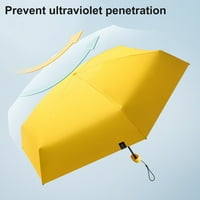 Handeo sklopivi kišobran Vjetrootporna UV zaštita Kompaktna rebra ojačana suncobran za sunčanje za aktivnosti