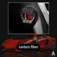 Automobilski karbonski vlakni startni prekidač za zaustavljanje gumba prekidač prekriva opreme za obloge