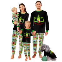 Ženska božićna pidžama Organska pamučna noćna odjeća Xmas PJS postavljena odrasla osoba, Big Kid, Toddler,