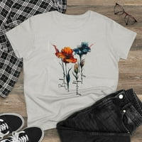 Majica za divljač, cvjetna košulja, botanicalna košulja, cvjetna košulja, ljubitelj prirode, dame majice,