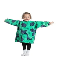 Prevelika nosivost pokrivača za odrasle djecu - velika kapuljača Sherpa Junior dukserica sa prednjim