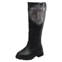 Vučene male zimske čizme za snijeg Dječje cipele Udobne meke potplatne čizme Modne cipele s visokim čizmama Boots