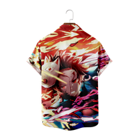 Anime Demon Slayer majica 3D Print Havajska majica Summer Casual Beachhing majica