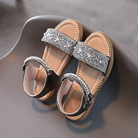 Djevojke Sandale Open Thinestone Princess Haljina ravne cipele Ljetne sandale za djevojčice mališa