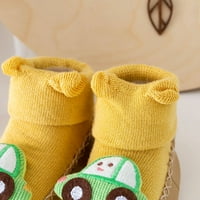 Cipele za dijete Jesen i zimske udobne cipele za bebe Slatka crtani uzorak zec zvijezda luk dječje meshe