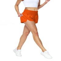 Caitzr žene Ljetne kratke hlače Solidne srednje elastične struke Sportske hlače