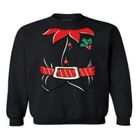 Newkward Styles Božićni džemper ružni džemper ružan božićni džemper ELF odijelo dukserica za xmas
