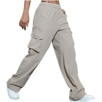 Teretne hlače Žene Baggy Y2K Y2K sa džepovima Niski uspon Trendy Atletic Dug pant Street Street Modni
