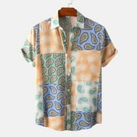 Akiigool casual majice na plaži za muškarce muške havajske majice casual gumb dolje majice kratki rukav