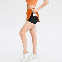 Haljine za žene Ženska mini suknja Kratke čvrste vruće čišćenje prodaje Orange L