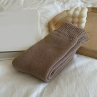 Žene Jesen i zimske tople debele čarape Soled color Mid Tube Socks B