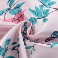 Baozhu Kids Toddler Baby Girl Boy Satin Pajamas Postavite kratki rukav dolje Pajemma majica TOP + Hratke dno odijelo za spavanje