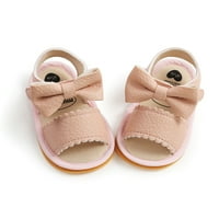 NSENDM ne-kliznu košulje cipele za djecu za bebe Bowy Sandale gumeno ravne meke ljetne jedinice djevojčice