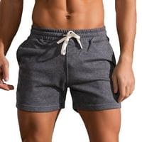 Dahych Muške atletičke kratke hlače Elastični struk casual pidžama džep jogger muškarci vježbajte kratke