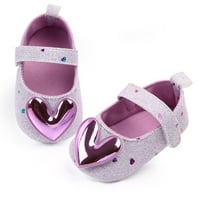 Wofedyo Baby Essentials Cipele za djecu u obliku srca Cipele Soft Soled Princess Indoor Walking Baby