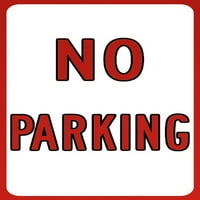 Saobraćajni znakovi - bez parkirališta Aluminijski znak Ulično odobreno Znak 0. Debljina