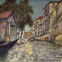 Venecija i poster za građenje na brodu ili brodom