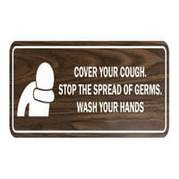 Standardno pokrijte kašalj. Zaustavite širenje mikroba. Operite svoje ruke - Srednja 2-3 4 x7