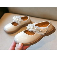 Djevojke Flats Princess Haljina cipele Comfort Mary Jane Sandale Djevojka Neklizajuća kožna cipela Kids