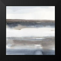 Harper, Ethan Crni moderni uokvireni muzej umjetnički print pod nazivom - plavo-sivo more I