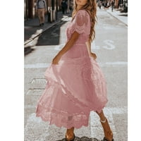 FOPP prodavač ženska haljina za dugu suknju A-line Veliki hemboline suknja bež xl