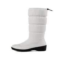 Harsuny čizme za snijeg za žene visoke čizme za koljena, neklizajuće vanjske zimske cipele bijele 5