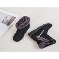 Avamo - Dame Mid Calf Topla obložene cipele za snijeg Žene Modni zahvat Jedine zimske čizme