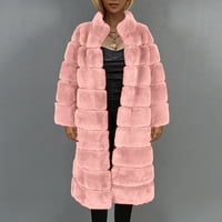 Loopsun Žene Ljetne štedne odjeće Odjeća za zimske kapute, ženske dame toplo Furry kaput jakna zimska
