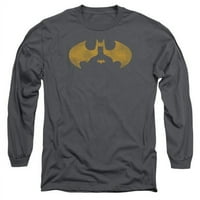 Batman-Bat simbol knockout - dugih rukava za odrasle sa 18-krava - drveni ugljen, mali