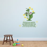 Reality Dragon Životinjski život citiraj crtani citati zidne naljepnice Dizajn Dizajn Dečiji devojčice