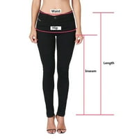 Leey-World gamaši za ženske gamaše za žene - dizanje visokog struka Tummy Control Yoga hlače-vježbanje