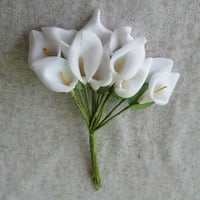 Mini umjetni Calla Lily Bridal Wedding Lažni cvijeće Party Decor Buket PE Real Touch Cvijet