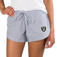 Ženski pojmovi Sport Sivi Las Vegas Raiders Tradicija tkane kratke hlače