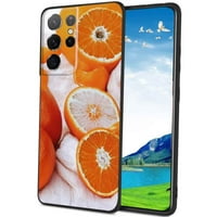 Kompatibilan sa Samsung Galaxy S ultra ultra telefonom, narančasti kućište silikonske zaštite za TEEN