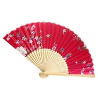 Wiueurtly Vintage bambus preklopni ručni ventilator cvijeća kineski plesni zabavni džepni pokloni