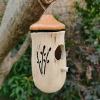 Gogosir vanjska drvena Hummingbird House za vanjsku viseću roost za vrta, prozora, dom