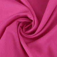 Ljetni tenkovi za žene bez rukava majice za djevojke V-izrez bluza Metalni remen Casus Casual Regular Fit Camis Verl Solid Boja Print Theps Hot Pink 10
