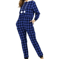 Purur Ženska pidžama, Pleanični kombinezon za plisak sa podizanjem kapuljača koji su vidjeli jedan odjevni