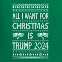 Divlji Bobby, sve što želim za Božić su Trumpovi izbori ružni božićni džemper muškarci grafički tee,