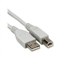 -B USB kabel- utikač i reprodukcija - 6ft.- siva