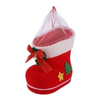Božićni ukrasi za višekratnu upotrebu Santa Claus Snowman Candy Socks Držači torbica za nacrtavanje