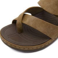 Žene Sandale Rim Style Ljetne sandale za flip flops plus veličine 35- Ravne sandale na plaži Ljeto Zapatos