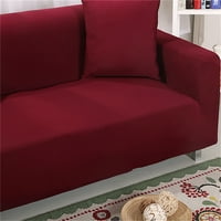 LUMIJSKI Obični kauč na razvlačenje Streatch klizač elastični kauč pokriva za dnevni boravak vino crvene tri