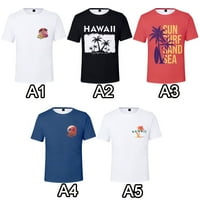 Ljetna majica Havaji Plus size, atletska majica za žene muškarci
