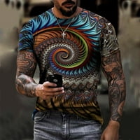 Amidoa Ljetne košulje za muškarce Ležerne prilike sa slobodnim i visokim 3D digitalnim ispis Premium