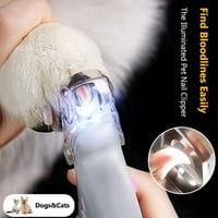 Yeektok Profesionalni kućni ljubimci Grooming Clipper sa sigurnosnim LED svjetlom, Luka, životinja Kućni