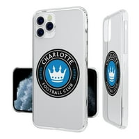 Charlotte FC iPhone Insignia dizajn jasan slučaj