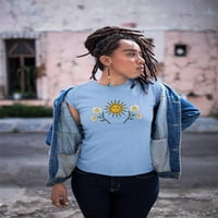 Majice, sunce i mjesec umjetnička majica žene -Image by Shutterstock, ženska 5x-velika