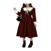 Pfysire Women V-izrez Maxi haljina za vezu s rukavima Večernje haljine vino crveno 2xl