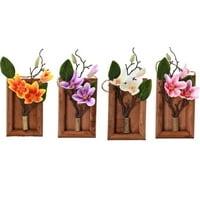 Drveni okviri Fotografije Umjetno cvijeće Lažni magnolija cvijet zida